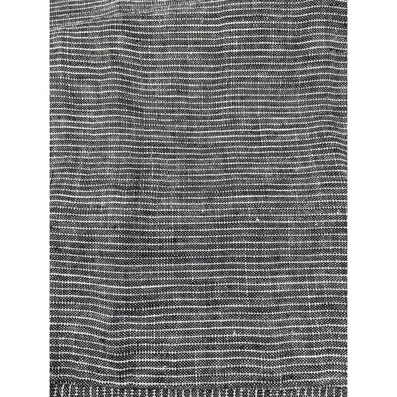 Garnet Hill Womens Dress Black Cream Size 10 A-Line 100% Linen NWT - Picture 8 of 8